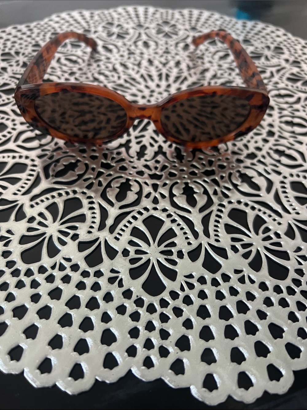 Simply Southern Tortoiseshell Oval Sunglasses - Brown
